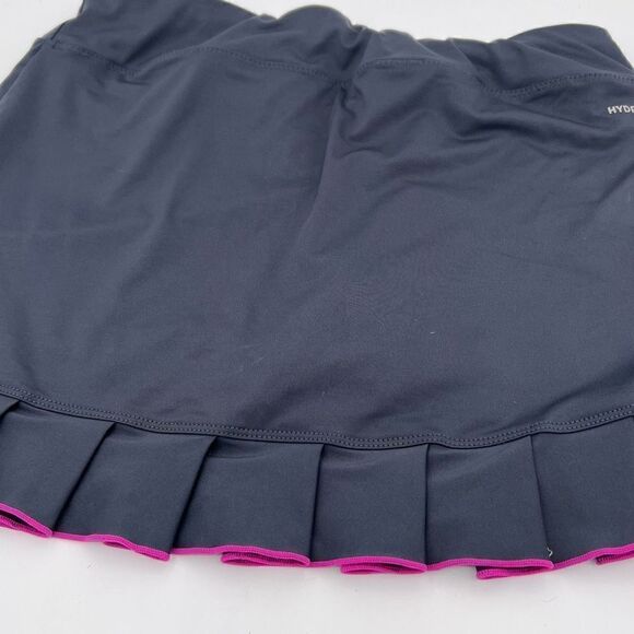 NWOT BJÖRN BORG Tori Skort Size Large Blueish Dark Grey fuchsia trim | Tennis - Picture 3 of 8